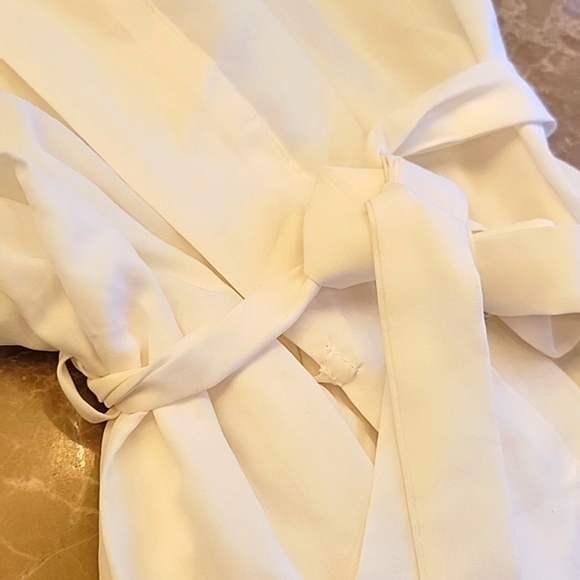 Val Mode Lingerie Floral Embroidered Robe , Sz S - Picture 8 of 16